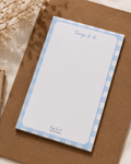Things to do Notepad | Blue Gingham | 40 sheets